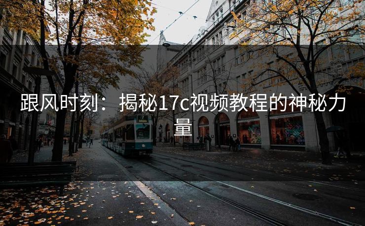 跟风时刻：揭秘17c视频教程的神秘力量